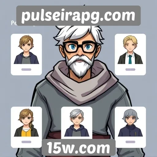 Principais recursos de criação de personagem no site